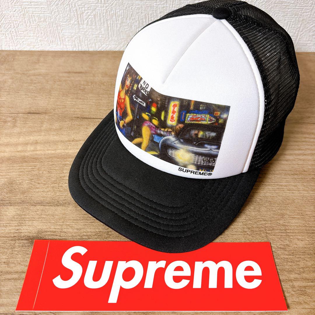 

[USED] Authentic Supreme Night City Mesh Cap, Black