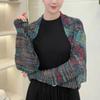 Versatile Knit Hollow Out Breathable High Quality One Layer Ramadan Muslim Women Islamic Diamond Shape Prayer Hijab Capes
