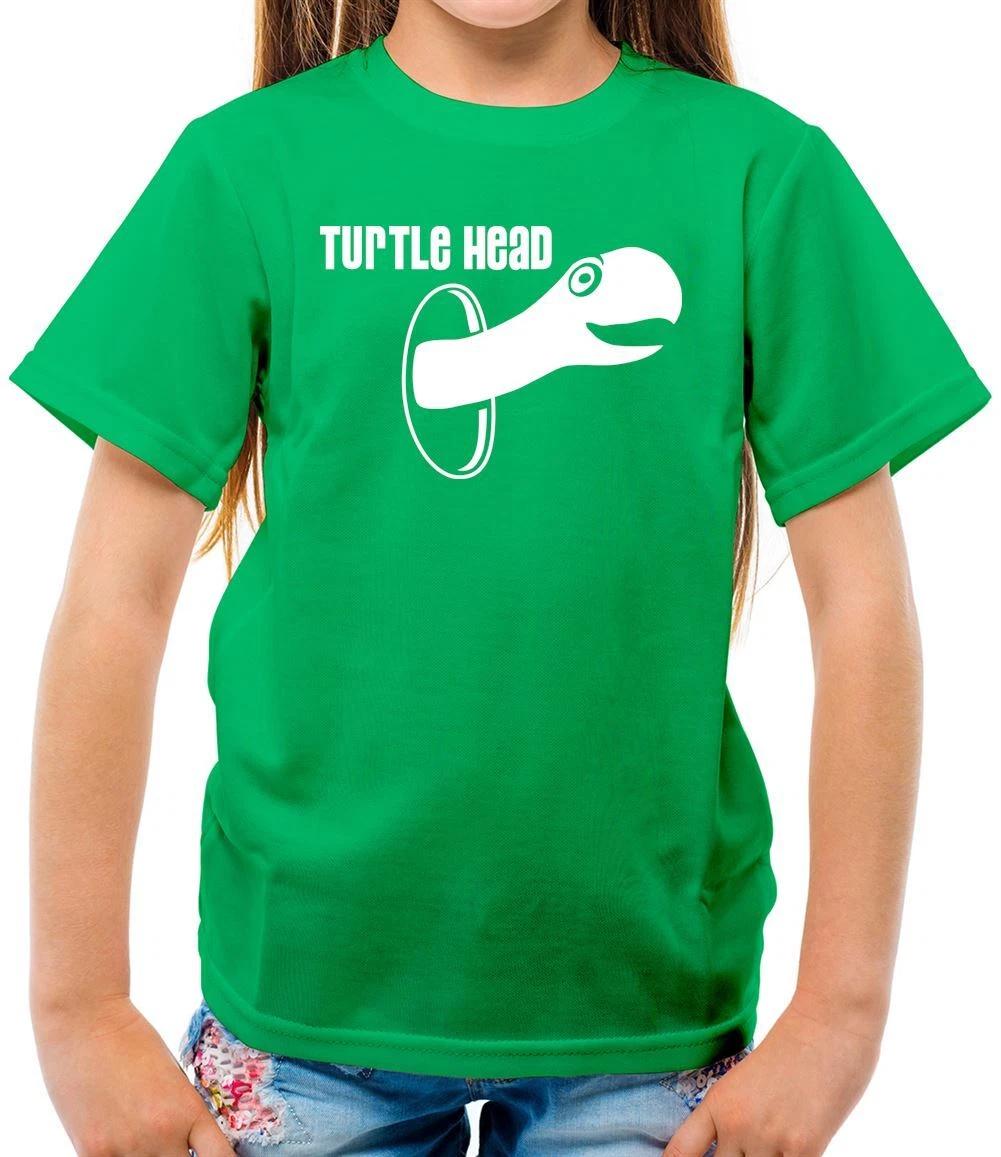 

Turtle Head - Kids T-Shirt - Funny Poo Poop Turd Turtlehead Retro 130