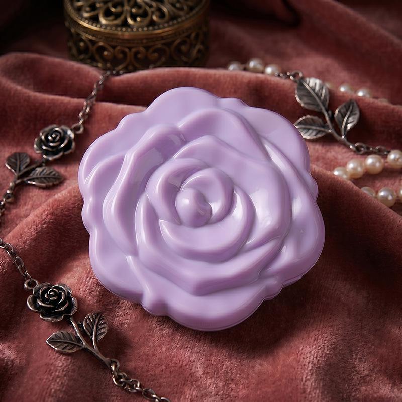 Rose Flower Double-Sided Portable HD Makeup Mirror