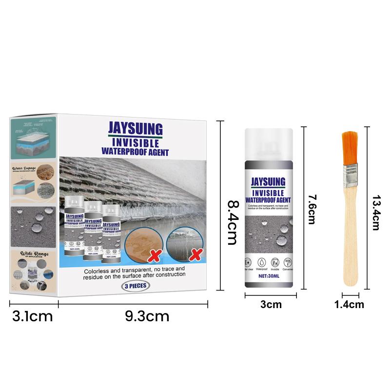 Waterproof Adhesive (3-pack) - Penetrating Waterproof and Moisture-proof Invisible Adhesive for Bathroom Tiles, Exterior Walls