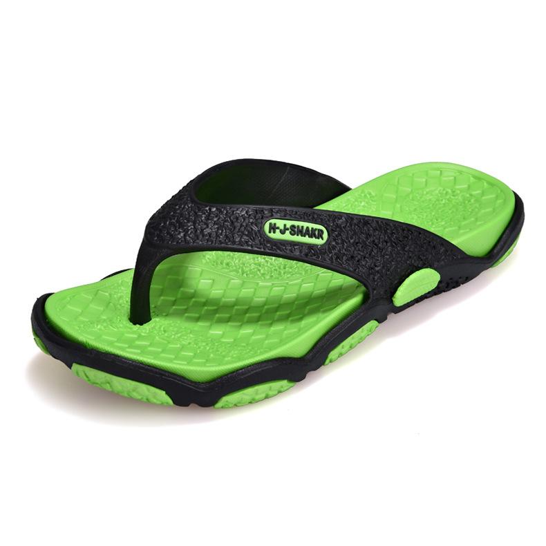 Fashion Men's Slippers Summer Outdoor Beach Flip Flops Mens High Quality Flat Non-slip Slides Men Casual Sandals Zapatillas De Hombre