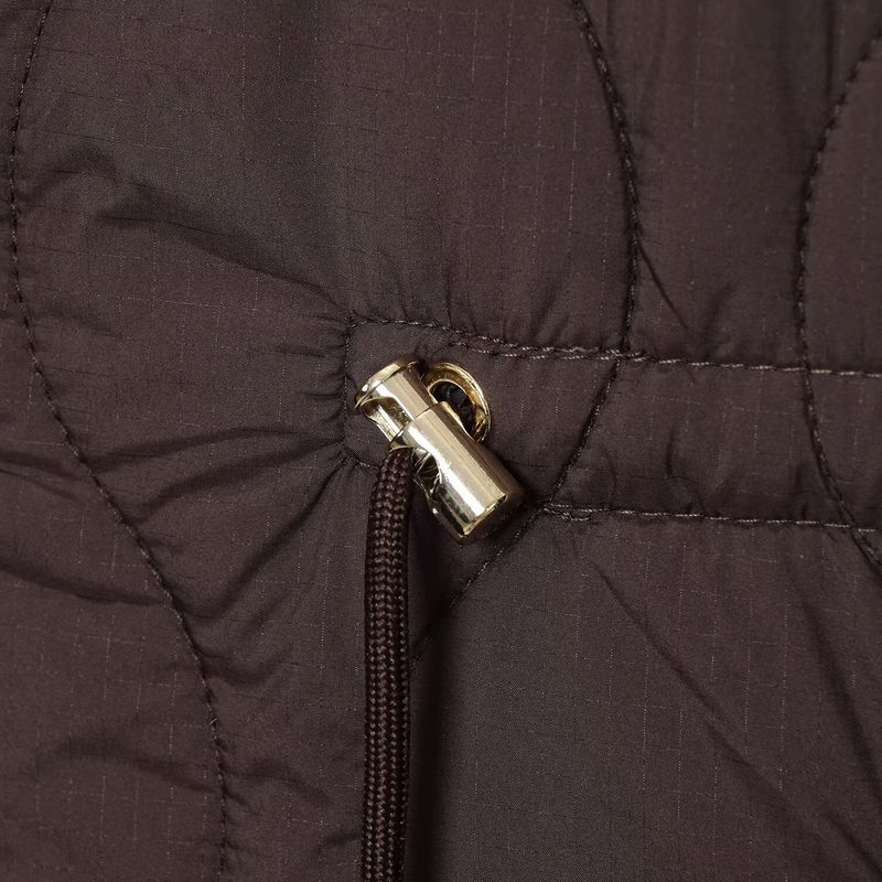 Kaslead New Women Clothes Western Style Versitile Fashion Hood Waist Hugging Quilted Coat 8372281