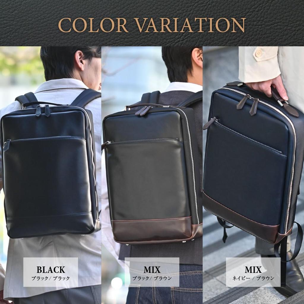 Business Large Slim Business PC Storage Business Black [Sacro] Men's Backpack, Capacity, Design, Bag, Backpack, Water-Repellent, Lightweight, Popular,
