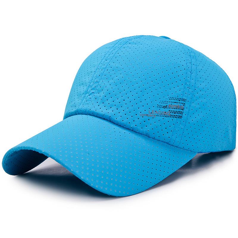 Hat Men's Summer Thin Shade Cap Outdoor Quick Drying Hat Women's Casual Breathable Mesh Fishing Sun Baseball Cap