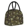 Camouflage Star Skull Insulated Lunch Bag Cooler Bag Reusable,Lunch Container  High Capacity Tote Lunch Box Food Storage Bags