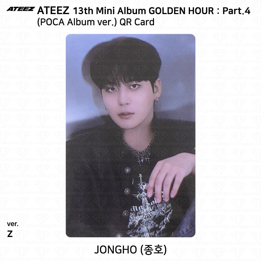 ATEEZ 13. Mini-Album Golden Hour Teil 4 POCA Album Version. Fotokarte