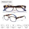 Turezing Reading Glasses Women Men HD Lenses Blue Light Blocking Printed Decorative Frames Prescription Eyeglasses