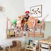 Wall Hanging Toy Storage Net With Colorful Tassels For Kids Room Decor