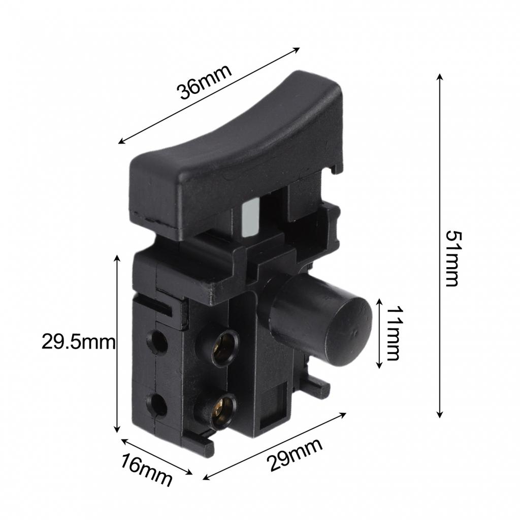 10A 250V (AC) Chainsaw Switch 20V 125V (DC) Compact Design