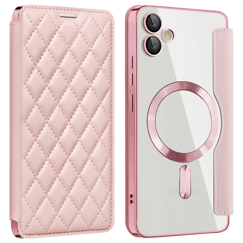 Magnetyczne etui dla Samsunga Galaxy A05 4G z blokadą RFID, uchwytem na karty i skórzanym pokrowcem na telefon z PU