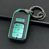 Car Key FOB Case Cover With Keychain Lanyard For Honda Accord Civic CRV Odyssey Pilot Key Fob Protector