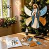 Complete Glass Assembly Set Christian Suncatcher DIY Kit, Stained Style Religious Sun Catcher, Relaxing Handcraft Gifts Iridescent Hanging Ornament