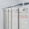 Fashionable Shower Curtain With Waterproof Print Modern Home Decor Item For Bathrooms Easy Installation And Maintenance Availabl