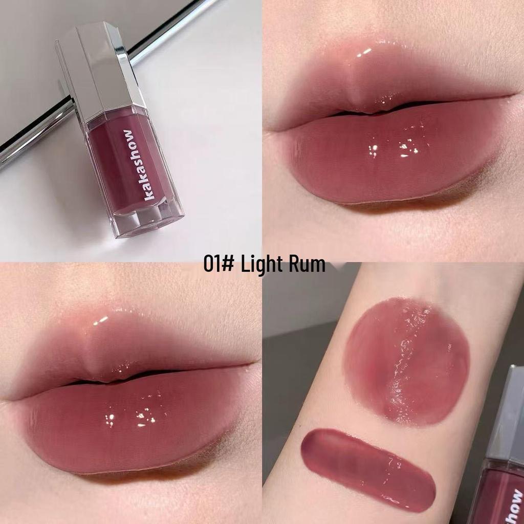 Kakashow Clear Mirror Lip Glaze: Glossy, Fair-Enhancing, Long-Lasting, Affordable Lip Gloss for a Natural Look.