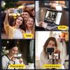Iphone Samsung Ipad Telefon Dizüstü Bilgisayar Fotoğraf Video Fotoğrafçılık İçin LED Selfie Halka Işığı Klipsli Flaş Dolgu Lambası