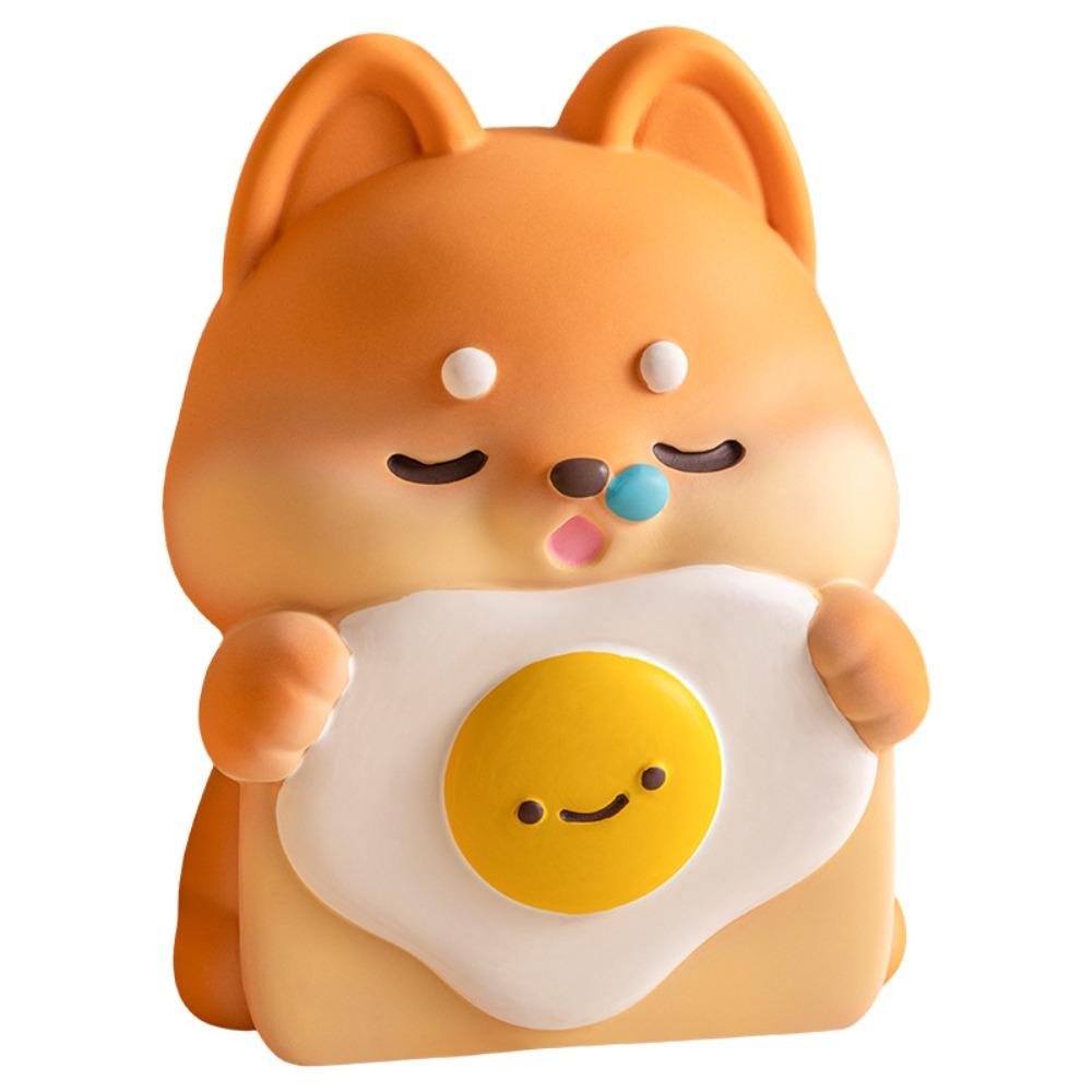 Resistant Fall Cartoon Dog Money Box Vinyl Saving Box Animal Figurines Money Boxes  Children Use