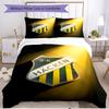 3pcs Duvet Cover Set (1*Duvet Cover + 2*Pillowcase, Without Core), BK Hacken Print Soft All‑Season Bedding Set, Home Bedroom Decor Gift