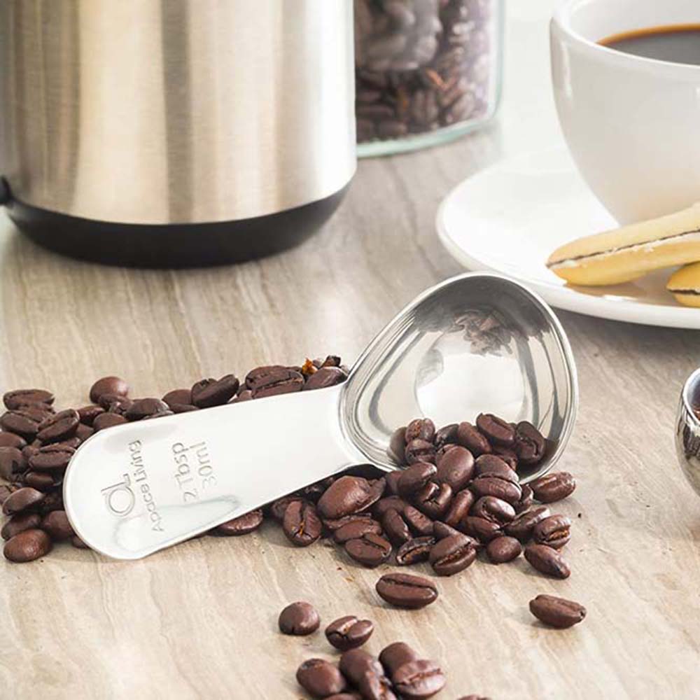 Powder Measure Tool Coffee Beans Stainless Steel Coffee Scoop Tea Spoon Measure Scoop Coffee Spoon