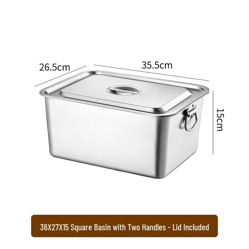 

Yingtang Titanium Food Storage Basin with Lid and Handles