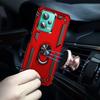 For Xiaomi Redmi Note 12 4G Kickstand Phone Case PC+TPU Cover with Built-in Magnetic Holder Metal Sheet