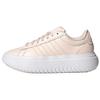 Grand Court Platform Comfortable Versatile Lifestyle Casual Shoes Women Sneaker Beige IH9109