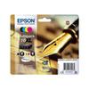 EPSON Multipack T1636 XL - Stylo Plume - Noir, Cyan, Magenta, Jaune (C13T16364012)