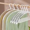 10pcs Household Non-slip Hanger, Thick and Wide Shoulder Plastic Drying Rack, Used To Hang Clothes Wholesalers