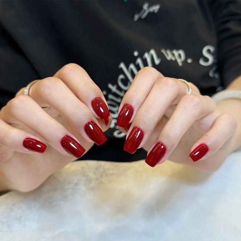 

Наклейки для ногтей Носимые ногти Готовый продукт Наклейка для длинных ногтей Интернет Хит Белый Ноготь Красота Кусочек Наклейки для ногтей Съемный Типс Fang Jiuhong +1 Kit