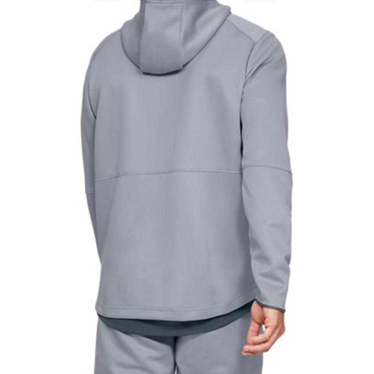 Under Armour Warm-Up Training Hoodie Jacket Men Tops Grey 1345259-011