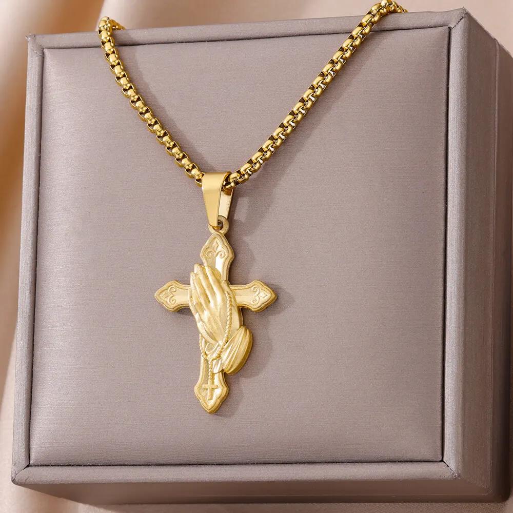 Stainless Steel Bowknot Lucky Necklace for Women Gold Color Korean Necklaces Female Aesthetic Zircon Accessories Free Gift