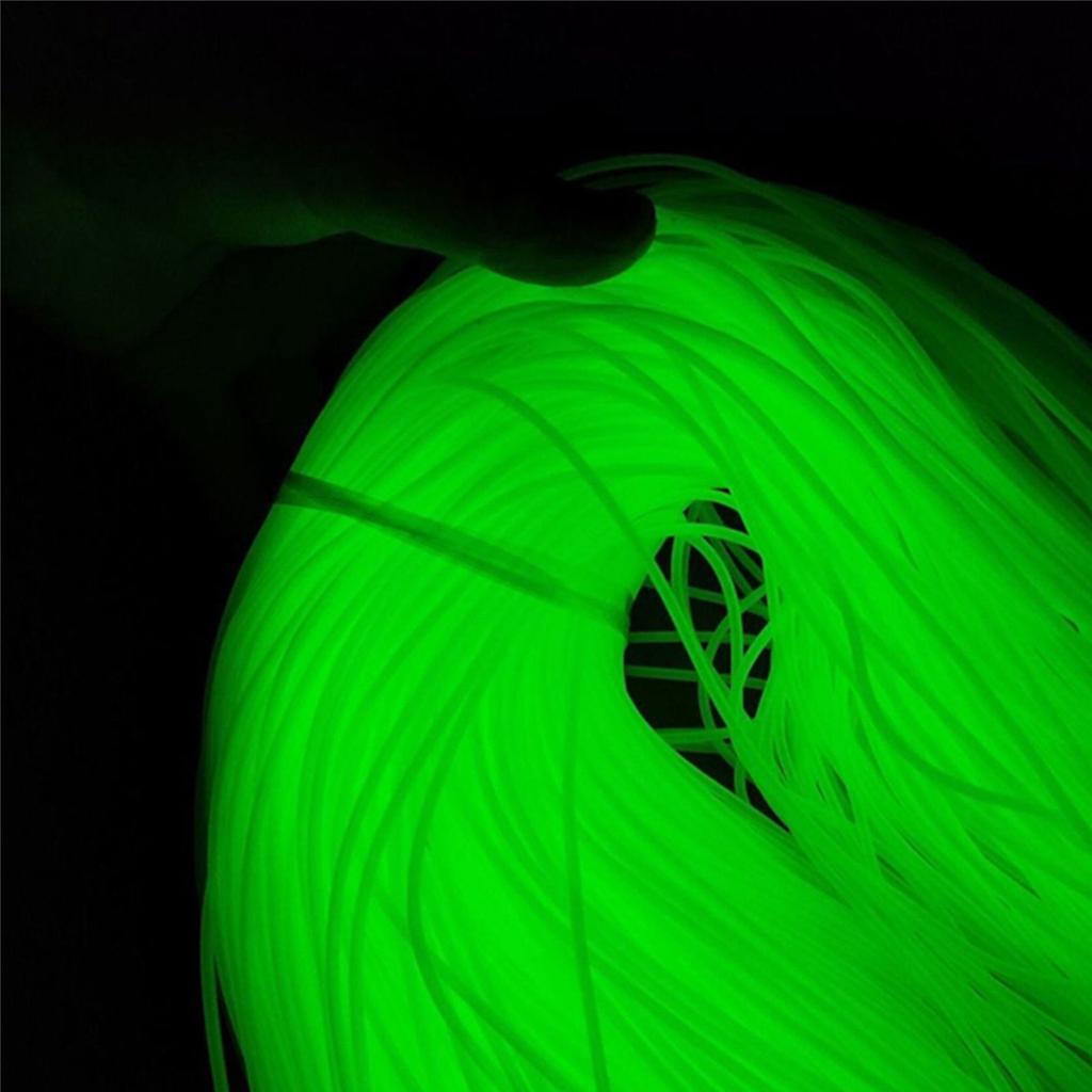 Luminous Silicone Glow Pipe 0.8/1/1.2/1.5/1.8/2mm Fishing Rig Hook Line Sleeves Rig Tubing Soft Line Tube Fishing Tackle