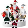 Festive Standing Santa Claus Doll with Creative Christmas Backpack Ornament