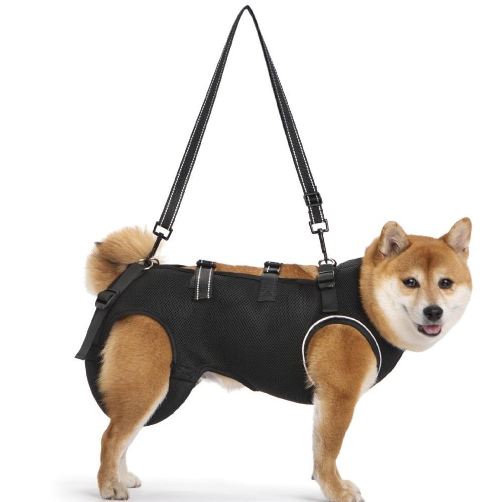 

Mobility Aid Dog Assistance Strap Breathable Pet Rehabilitation Harness Joint Injuries XS чёрный