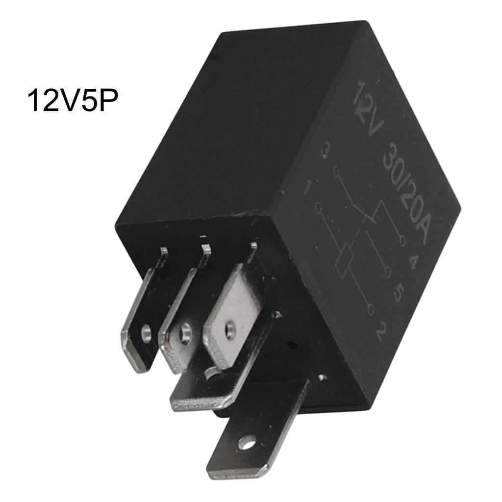 Compatible With Different Equipment Automotive Relay 12/24V Relay Brass Pins Compact Size Durability Easy Installation