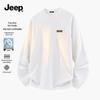 Jeep Men's Crew Neck Long Sleeve Cotton T-Shirt