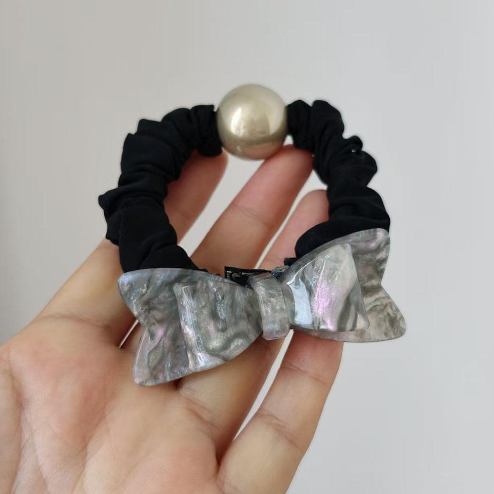 Korean Trendy Striped Bow Hair Clip for Girls