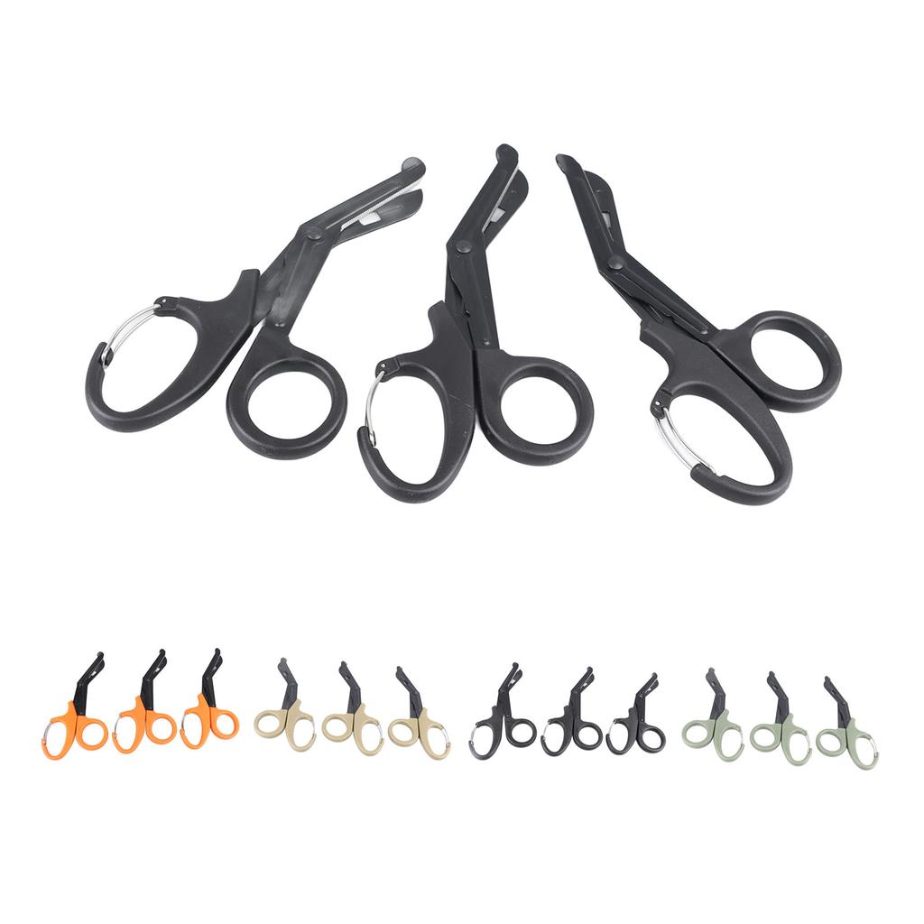 3Pcs Emergency Response Shears Stainless Steel Multifunctional Medical Scissors Bandage Scissors for