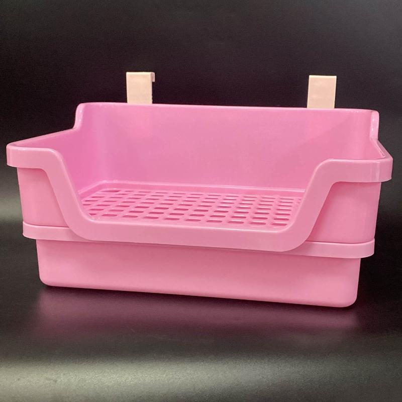 Lettiera per Conigli per Piccoli Animali Criceto Furetto Cincillà Criceto Coniglio Animale Domestico Lettiera Toilette Scatola Sabbietta Addestratore al Vasino