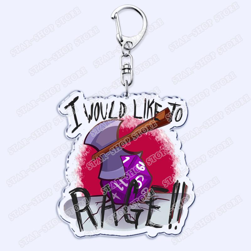 

Hot Critical Role Game Keychains for Accessories Bag Vox Machina Mighty Nein Keyring Jewelry Friends Gaming Gamer Fans Gifts