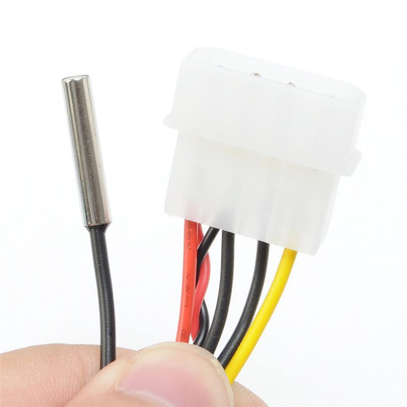 Car Suv Digital Display Meter Oil/Water Chargecooler Temp Celsius Gauge Probe 1X