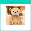 Cute Bow Decoration Deer And Bear Plush Toy Doll For Kids And Gift Giving