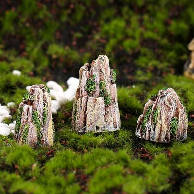 1Pc Mini Mountain Miniature Bonsai Ornaments Plant Gardening Garden Decoration