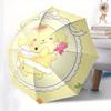 Pompompurin,Dessert Automatic Folding Umbrella-Simple 8-Rib Design, Bright Cartoon Pattern, Durable Iron Frame, Suitable For Travel, Outdoor