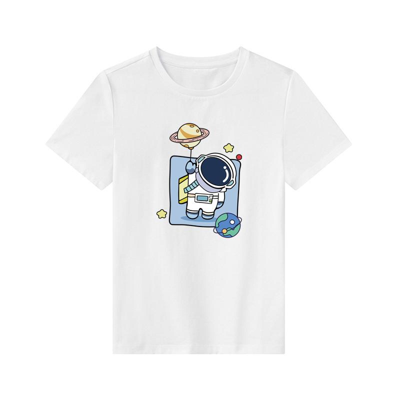 Astronot Elbise Çıkartmalar Karikatür Isı Basın Aplike Diy Parches Ropa T-Shirt Elbise Çıkartmalar Kapüşonlular Termal Transfer