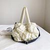 2024 New Bubble Down Cotton Bag Female Pleated Nylon Shoulder Crossbody Bag For Women Large Capacity Fashion Armpit Bags