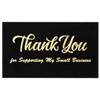 Bookmark Christmas Postcard Black White Thank You Bride X096