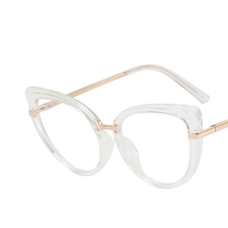 

Модная оправа очков «кошачий глаз» с защитой от синего света, оправа для очков, блокирующая синий свет, для женщин, оптические очки, аксессуары «кошачий глаз»