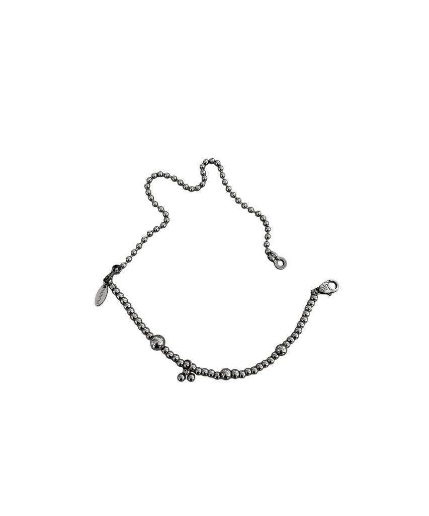 Parpini Surgical Steel Mix Ball Drop Chain Necklace
