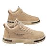 Fleece Men's Shoes Winter Warm Cotton Shoes One Pedal Sports Leisure Work Waterproof and Non-slip Black Trendy Shoes